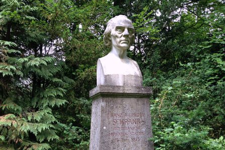 Памятник Францу фон Паула Шренку подчеркивает: все ботаники – немного не от мира сего.